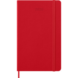 Kalender 12M Daily 2026 Hardcover Large Red i gruppen Papper & Block / Kalendrar och almanackor / 12-månaderskalendrar hos Pen Store (136084)