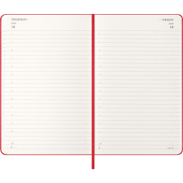 Kalender 12M Daily 2026 Hardcover Large Red i gruppen Papper & Block / Kalendrar och almanackor / 12-månaderskalendrar hos Pen Store (136084)