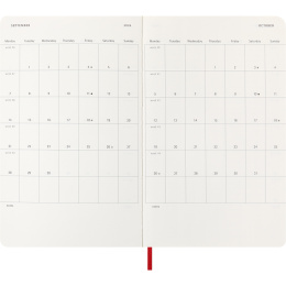Kalender 12M Daily 2026 Softcover Large Red i gruppen Papper & Block / Kalendrar och almanackor / 12-månaderskalendrar hos Pen Store (136085)