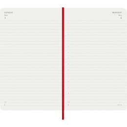 Kalender 12M Daily 2026 Softcover Large Red i gruppen Papper & Block / Kalendrar och almanackor / 12-månaderskalendrar hos Pen Store (136085)