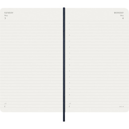 Kalender 12M Daily 2026 Softcover Large Sapphire Blue i gruppen Papper & Block / Kalendrar och almanackor / 12-månaderskalendrar hos Pen Store (136087)