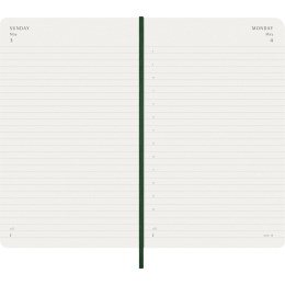 Kalender 12M Daily 2026 Softcover Large Myrtle Green i gruppen Papper & Block / Kalendrar och almanackor / 12-månaderskalendrar hos Pen Store (136088)