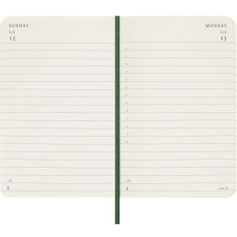 Kalender 12M Daily 2026 Softcover Pocket Myrtle Green i gruppen Papper & Block / Kalendrar och almanackor / 12-månaderskalendrar hos Pen Store (136089)