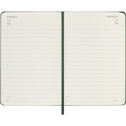 Kalender 12M Daily 2026 Hardcover Pocket Myrtle Green i gruppen Papper & Block / Kalendrar och almanackor / 12-månaderskalendrar hos Pen Store (136092)