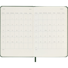 Kalender 12M Daily 2026 Hardcover Pocket Myrtle Green i gruppen Papper & Block / Kalendrar och almanackor / 12-månaderskalendrar hos Pen Store (136092)