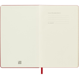 Kalender 12M Daily 2026 Hardcover Pocket Red i gruppen Papper & Block / Kalendrar och almanackor / 12-månaderskalendrar hos Pen Store (136093)