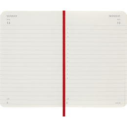 Kalender 12M Daily 2026 Softcover Pocket Red i gruppen Papper & Block / Kalendrar och almanackor / 12-månaderskalendrar hos Pen Store (136094)
