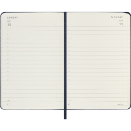 Kalender 12M Daily 2026 Hardcover Pocket Sapphire Blue i gruppen Papper & Block / Kalendrar och almanackor / 12-månaderskalendrar hos Pen Store (136095)