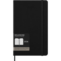 Kalender 12M Weekly Vertical PRO 2026 Hardcover Large Black i gruppen Papper & Block / Kalendrar och almanackor / 12-månaderskalendrar hos Pen Store (136100)