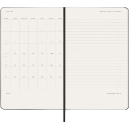 Kalender 12M Weekly Vertical PRO 2026 Hardcover Large Black i gruppen Papper & Block / Kalendrar och almanackor / 12-månaderskalendrar hos Pen Store (136100)
