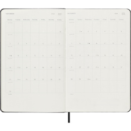 Kalender 12M M+ Digital Planner Weekly Note 2026 Large Black i gruppen Papper & Block / Kalendrar och almanackor / 12-månaderskalendrar hos Pen Store (136103)