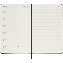 Kalender 12M M+ Digital Planner Weekly Note 2026 Large Black i gruppen Papper & Block / Kalendrar och almanackor / 12-månaderskalendrar hos Pen Store (136103)