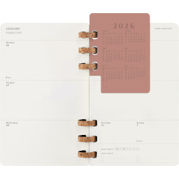 Kalender 12M Spiral Planner 2026 Large Black i gruppen Papper & Block / Kalendrar och almanackor / 12-månaderskalendrar hos Pen Store (136104)