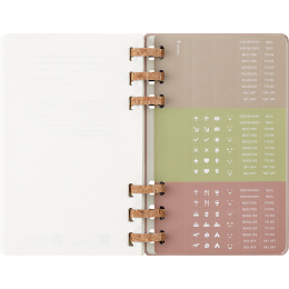 Kalender 12M Spiral Planner 2026 Large Almond i gruppen Papper & Block / Kalendrar och almanackor / 12-månaderskalendrar hos Pen Store (136105)
