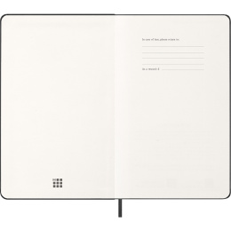 Kalender 12M Weekly Horizontal 2026 Hardcover Large Black i gruppen Papper & Block / Kalendrar och almanackor / 12-månaderskalendrar hos Pen Store (136106)