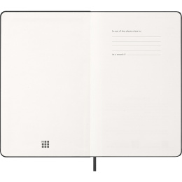 Kalender 12M Weekly Notebook 2026 Hardcover Large Black i gruppen Papper & Block / Kalendrar och almanackor / 12-månaderskalendrar hos Pen Store (136110)