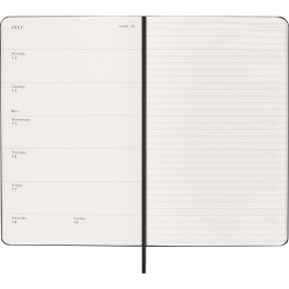 Kalender 12M Weekly Notebook 2026 Hardcover Large Black i gruppen Papper & Block / Kalendrar och almanackor / 12-månaderskalendrar hos Pen Store (136110)