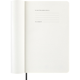 Kalender 12M Weekly Notebook 2026 Softcover Large Black i gruppen Papper & Block / Kalendrar och almanackor / 12-månaderskalendrar hos Pen Store (136111)