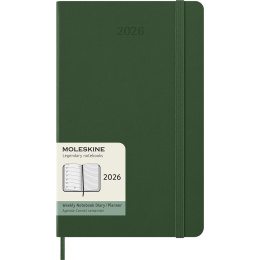 Kalender 12M Weekly Notebook 2026 Hardcover Large Myrtle Green i gruppen Papper & Block / Kalendrar och almanackor / 12-månaderskalendrar hos Pen Store (136112)