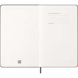 Kalender 12M Weekly Notebook 2026 Hardcover Large Myrtle Green i gruppen Papper & Block / Kalendrar och almanackor / 12-månaderskalendrar hos Pen Store (136112)