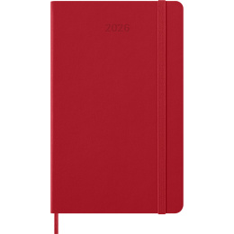 Kalender 12M Weekly Notebook 2026 Hardcover Large Red i gruppen Papper & Block / Kalendrar och almanackor / 12-månaderskalendrar hos Pen Store (136115)