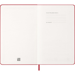 Kalender 12M Weekly Notebook 2026 Hardcover Large Red i gruppen Papper & Block / Kalendrar och almanackor / 12-månaderskalendrar hos Pen Store (136115)