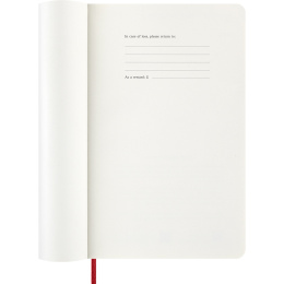 Kalender 12M Weekly Notebook 2026 Softcover Large Red i gruppen Papper & Block / Kalendrar och almanackor / 12-månaderskalendrar hos Pen Store (136116)