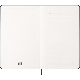 Kalender 12M Weekly Notebook 2026 Hardcover Large Sapphire Blue i gruppen Papper & Block / Kalendrar och almanackor / 12-månaderskalendrar hos Pen Store (136117)