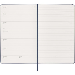 Kalender 12M Weekly Notebook 2026 Hardcover Large Sapphire Blue i gruppen Papper & Block / Kalendrar och almanackor / 12-månaderskalendrar hos Pen Store (136117)