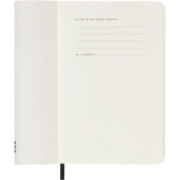 Kalender 12M Weekly Notebook 2026 Softcover Pocket Black i gruppen Papper & Block / Kalendrar och almanackor / 12-månaderskalendrar hos Pen Store (136119)