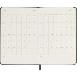 Kalender 12M Weekly Notebook 2026 Hardcover Pocket Myrtle Green i gruppen Papper & Block / Kalendrar och almanackor / 12-månaderskalendrar hos Pen Store (136120)