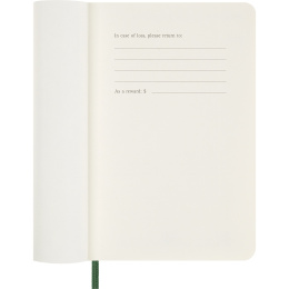 Kalender 12M Weekly Notebook 2026 Softcover Pocket Myrtle Green i gruppen Papper & Block / Kalendrar och almanackor / 12-månaderskalendrar hos Pen Store (136121)