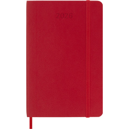 Kalender 12M Weekly Notebook 2026 Softcover Pocket Red i gruppen Papper & Block / Kalendrar och almanackor / 12-månaderskalendrar hos Pen Store (136124)