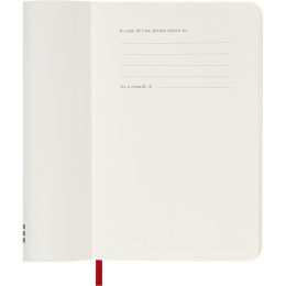 Kalender 12M Weekly Notebook 2026 Softcover Pocket Red i gruppen Papper & Block / Kalendrar och almanackor / 12-månaderskalendrar hos Pen Store (136124)
