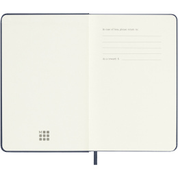Kalender 12M Weekly Notebook 2026 Hardcover Pocket Sapphire Blue i gruppen Papper & Block / Kalendrar och almanackor / 12-månaderskalendrar hos Pen Store (136125)