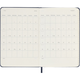 Kalender 12M Weekly Notebook 2026 Hardcover Pocket Sapphire Blue i gruppen Papper & Block / Kalendrar och almanackor / 12-månaderskalendrar hos Pen Store (136125)