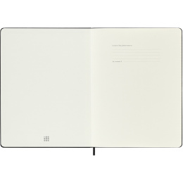 Kalender 12M Weekly Notebook 2026 Hardcover XL Black i gruppen Papper & Block / Kalendrar och almanackor / 12-månaderskalendrar hos Pen Store (136126)