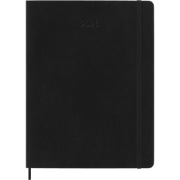 Kalender 12M Weekly Notebook 2026 Softcover XL Black i gruppen Papper & Block / Kalendrar och almanackor / 12-månaderskalendrar hos Pen Store (136127)