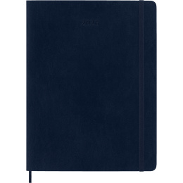 Kalender 12M Weekly Notebook 2026 Softcover XL Sapphire Blue i gruppen Papper & Block / Kalendrar och almanackor / 12-månaderskalendrar hos Pen Store (136129)