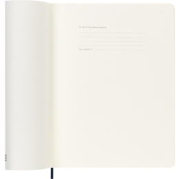 Kalender 12M Weekly Notebook 2026 Softcover XL Sapphire Blue i gruppen Papper & Block / Kalendrar och almanackor / 12-månaderskalendrar hos Pen Store (136129)