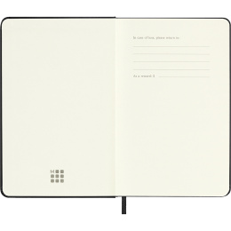 Kalender 12M Weekly Vertical 2026 Hardcover Pocket Black i gruppen Papper & Block / Kalendrar och almanackor / 12-månaderskalendrar hos Pen Store (136131)