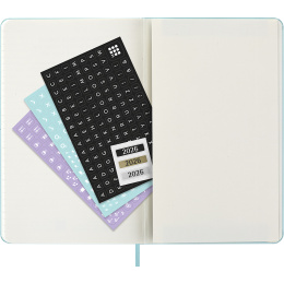 Kalender 12M Weekly Notebook 2026 Hardcover Large Aquamarine i gruppen Papper & Block / Kalendrar och almanackor / 12-månaderskalendrar hos Pen Store (136132)