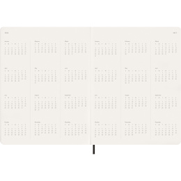 Kalender 12M Weekly Vertical 2026 Essential Softcover XXL Black i gruppen Papper & Block / Kalendrar och almanackor / 12-månaderskalendrar hos Pen Store (136134)