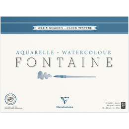 Fontaine Akvarellblock Cloud Texture 36x48 cm 300g i gruppen Papper & Block / Konstnärsblock / Akvarellblock hos Pen Store (136138)