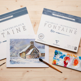 Fontaine Akvarellblock Cloud Texture 42x56 cm 300g i gruppen Papper & Block / Konstnärsblock / Akvarellblock hos Pen Store (136139)