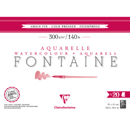 Fontaine Akvarellblock CP 31x41 cm 300g i gruppen Papper & Block / Konstnärsblock / Akvarellblock hos Pen Store (136143)