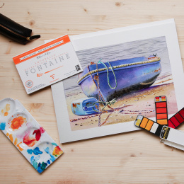 Fontaine Akvarellblock HP 36x51 cm 300g i gruppen Papper & Block / Konstnärsblock / Akvarellblock hos Pen Store (136150)