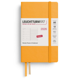 Kalender Weekly Planner & Notebook 2026 A6 Rising Sun i gruppen Papper & Block / Kalendrar och almanackor / 12-månaderskalendrar hos Pen Store (136233) Kalender Weekly Planner & Notebook 2026 A6 Rising Sun i gruppen Papper & Block / Kalendrar och almanackor / 12-månaderskalendrar hos Pen Store (136233)
