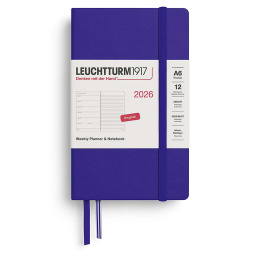 Kalender Weekly Planner & Notebook 2026 A6 Ink i gruppen Papper & Block / Kalendrar och almanackor / 12-månaderskalendrar hos Pen Store (136237) Kalender Weekly Planner & Notebook 2026 A6 Ink i gruppen Papper & Block / Kalendrar och almanackor / 12-månaderskalendrar hos Pen Store (136237)