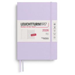 Kalender Weekly Planner & Notebook 2026 A5 Soft Cover Lilac i gruppen Papper & Block / Kalendrar och almanackor / 12-månaderskalendrar hos Pen Store (136239) Kalender Weekly Planner & Notebook 2026 A5 Soft Cover Lilac i gruppen Papper & Block / Kalendrar och almanackor / 12-månaderskalendrar hos Pen Store (136239)
